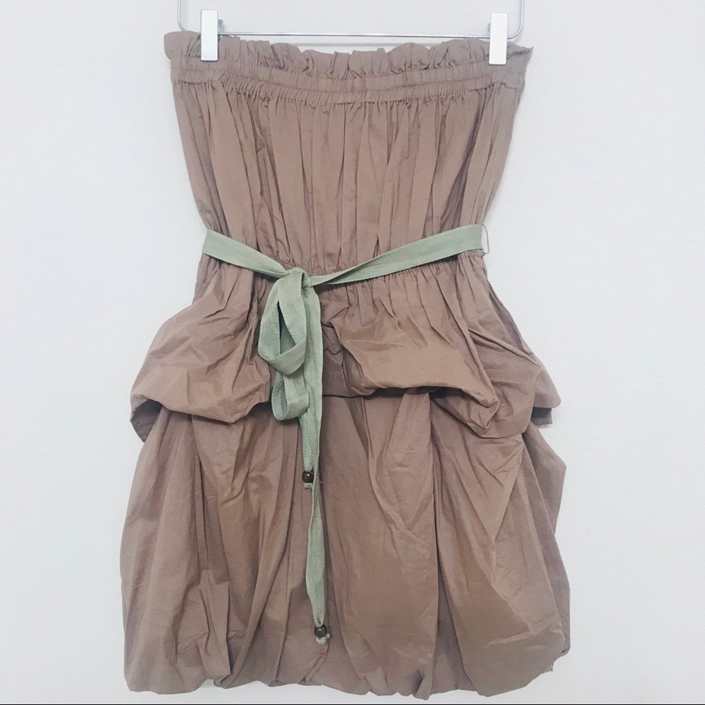 Avec Strapless Balloon Dress